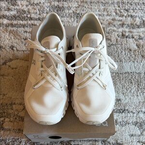 On Running Cream White Women's Sneakers Cloud X 3 AD